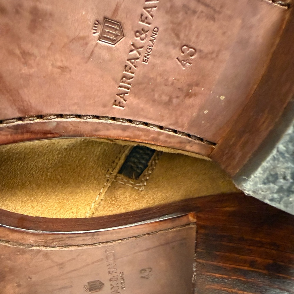 Beautiful Fairfax & Favor Burnham Suede Boots Euro size 43/U.S size 11 - Picture 7 of 10